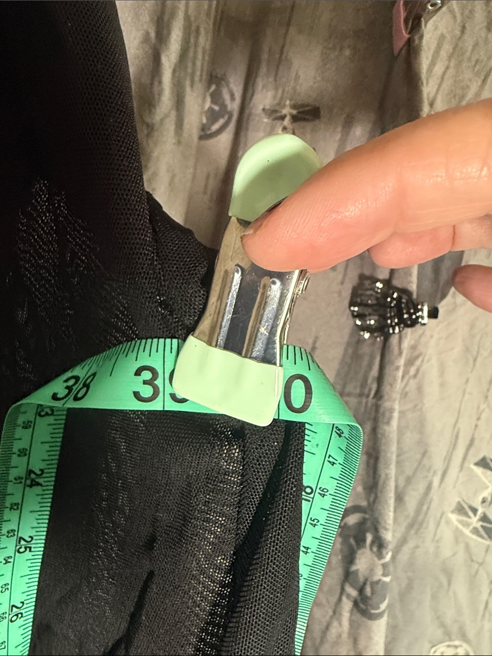 NWOT FOXBLOOD SHADOW MESH CAFTAN OS - Picture 8 of 9